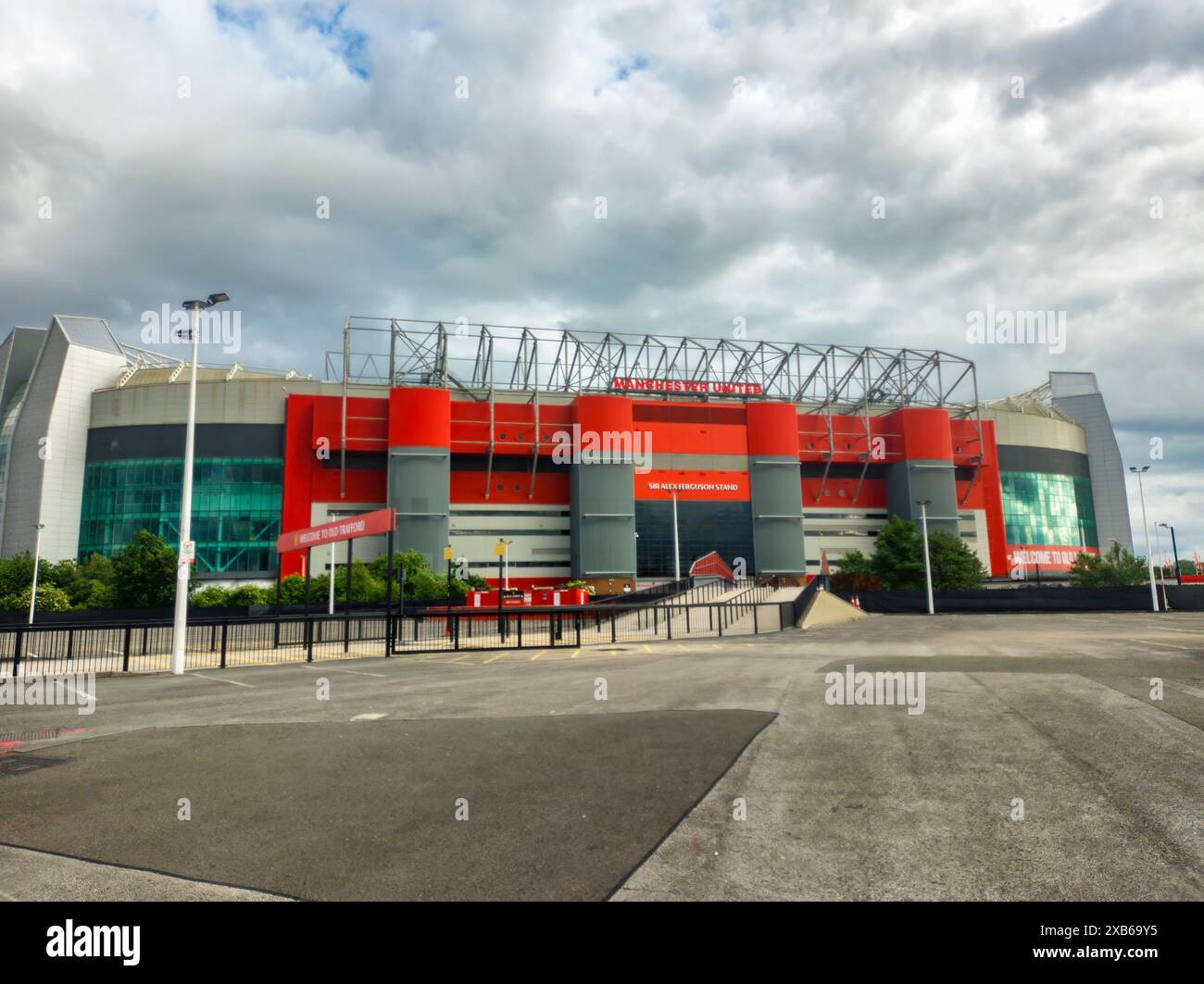 Old Trafford est le siège du Manchester United Football Club dans le Grand Manchester, au Royaume-Uni Banque D'Images