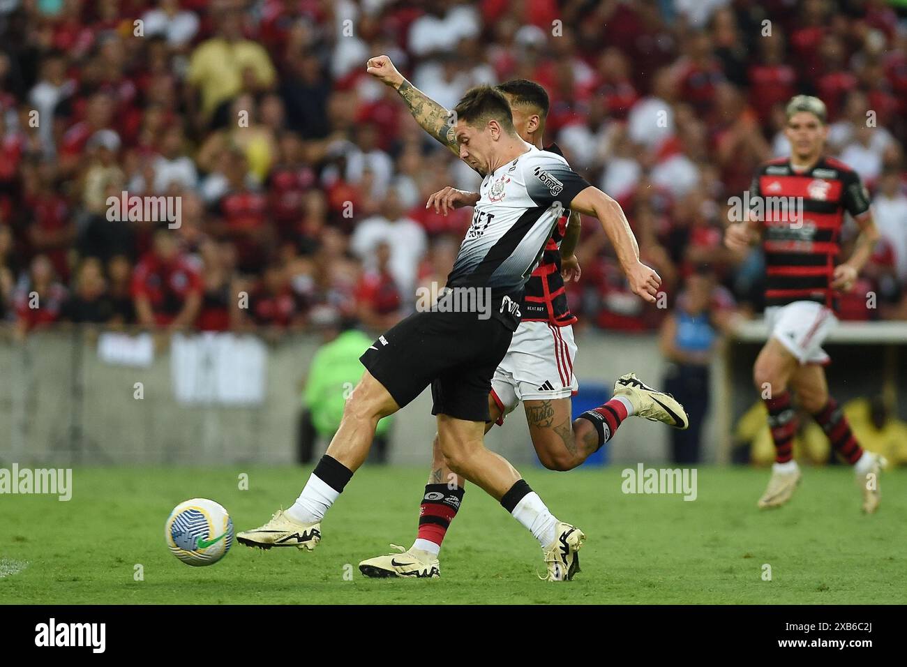 Rio de Janeiro, 11 mai 2024.match de football entre Flamengo et Corinthians, pour le championnat brésilien, au stade Maracanã. Banque D'Images