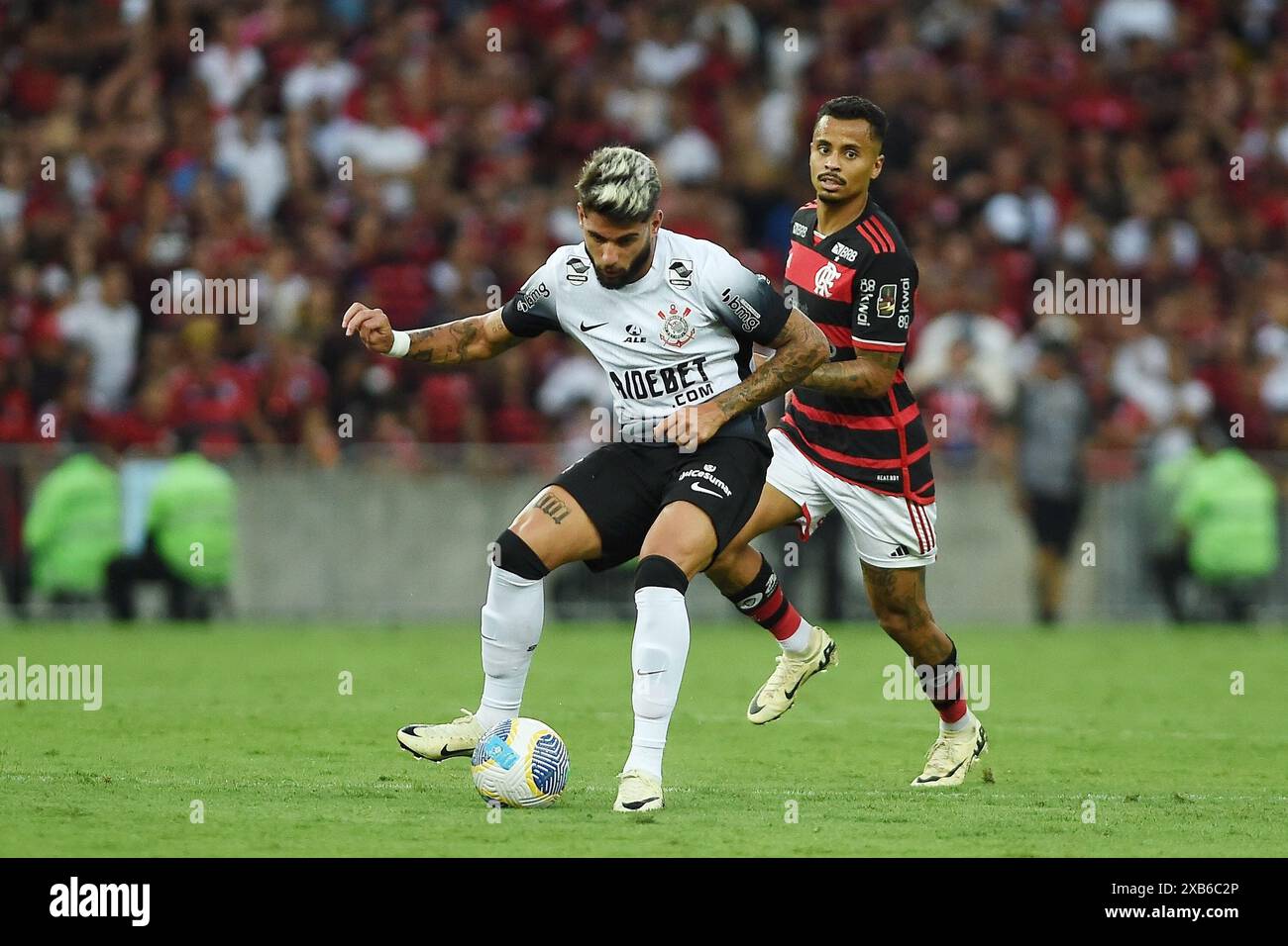 Rio de Janeiro, 11 mai 2024.match de football entre Flamengo et Corinthians, pour le championnat brésilien, au stade Maracanã. Banque D'Images