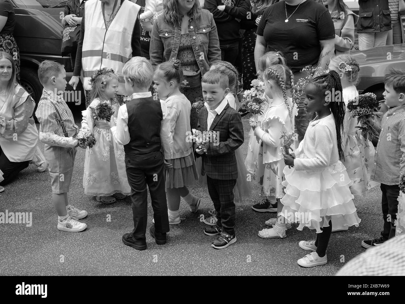 ST. JOUR DE FÊTE JOUR DE DANSE À FOURRURE EN CÉLÉBRATION DE WILLIAM JOHN MILLS 1892-1960 Banque D'Images