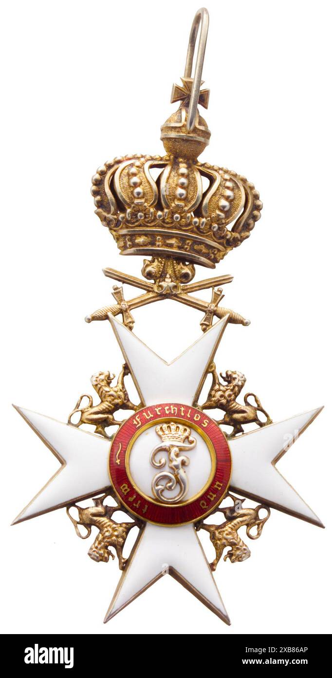 Médailles et décorations, ordres de mérite, Commandeur Cross, XIXe/XXe siècle, AUTORISATION DE PROPRIÉTÉ Banque D'Images