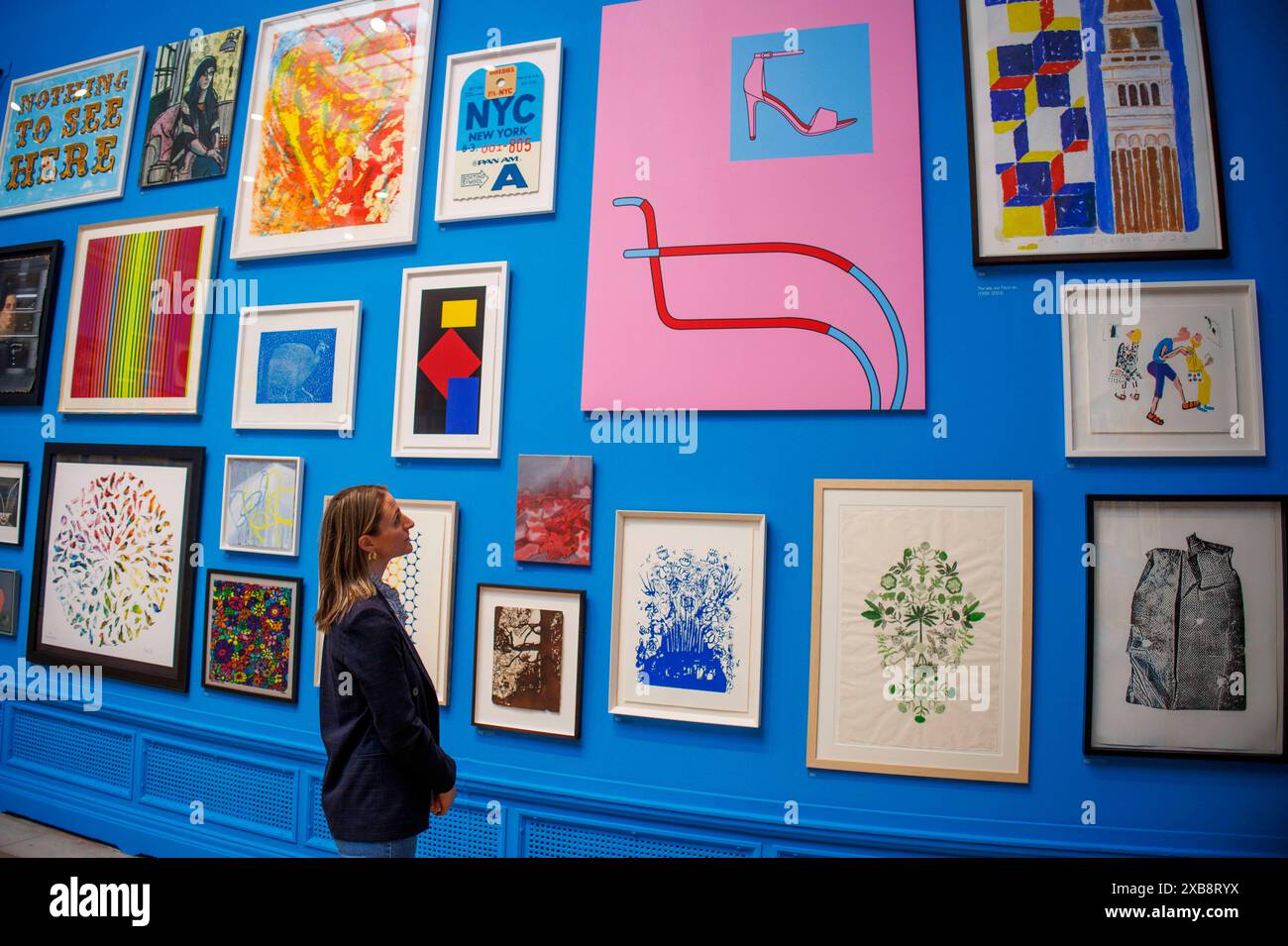 Londres, Royaume-Uni. 11 juin 2024. Aperçu de presse de l'exposition d'été de la Royal Academy. Crédit : Mark Thomas/Alamy Live News Banque D'Images