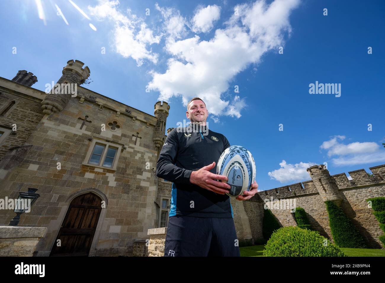 Le Bath Rugby Fly-Half Finn Russell en photo avant la finale de rugby Premiership contre Northampton à Twickenham Banque D'Images