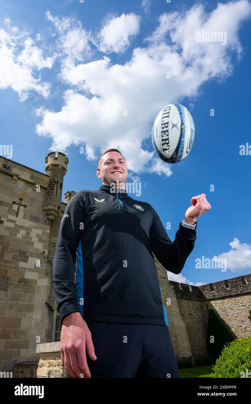 Le Bath Rugby Fly-Half Finn Russell en photo avant la finale de rugby Premiership contre Northampton à Twickenham Banque D'Images