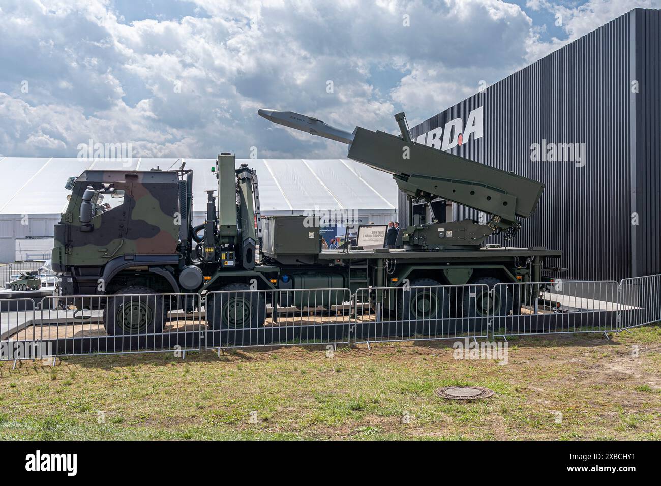 Le missile d'appui-feu conjoint est un missile destiné à des cibles situées à des distances de plus de 500 km Banque D'Images