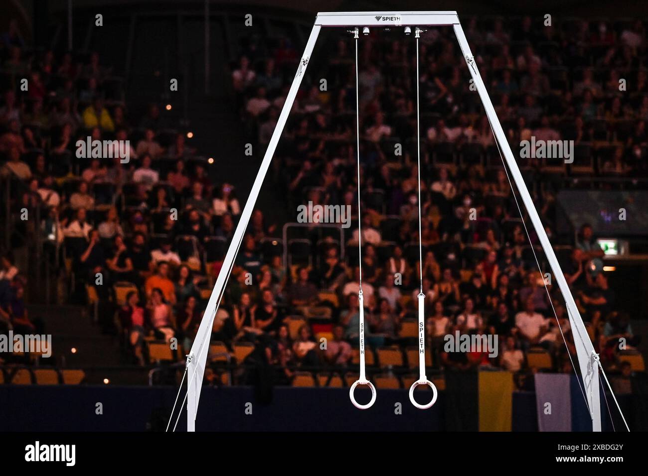 Participation à la gymnastique à l'Olympiahalle, Munich. Championnats d'Europe 2022. Banque D'Images