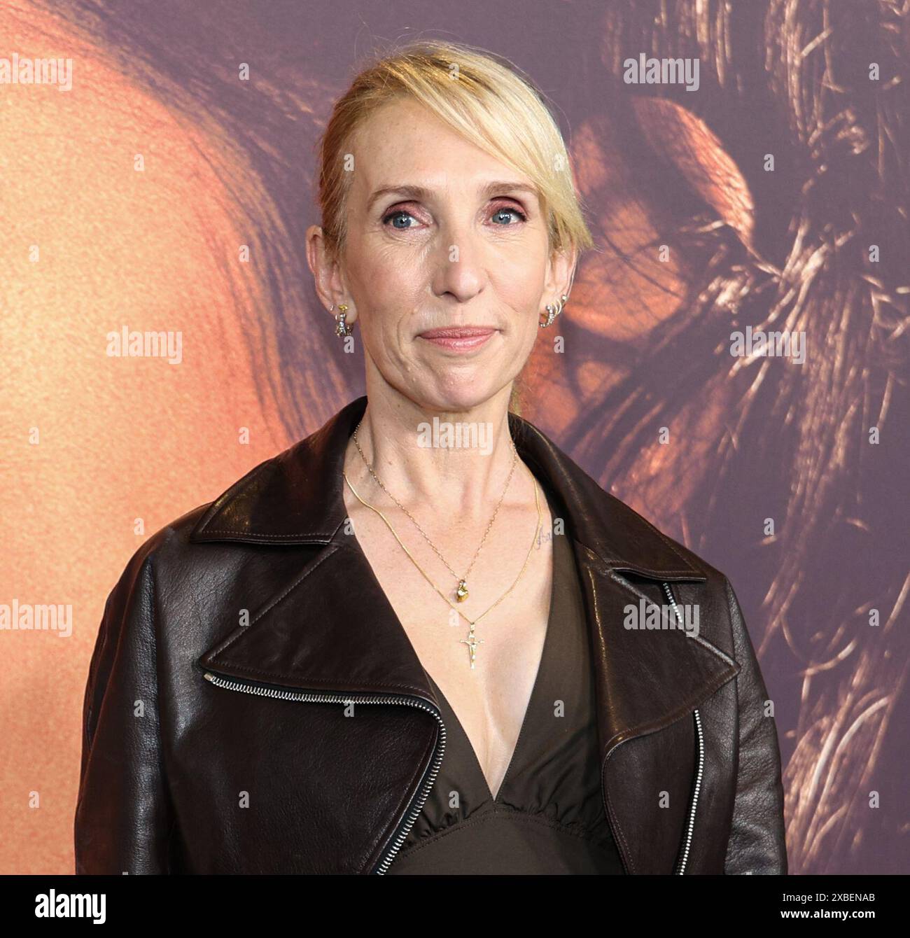 New York, États-Unis. 14 mai 2024. Sam Taylor-Johnson assistera à la première de ''Back to Black'' New York au AMC Lincoln Square Theater à New York, le 14 mai 2024. (Photo de John Nacion/NurPhoto)0 crédit : NurPhoto SRL/Alamy Live News Banque D'Images
