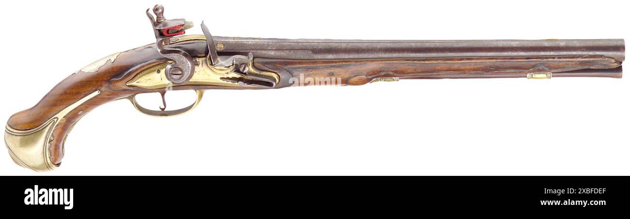 Armes légères, pistolets, pistolet à sifflet, calibre 13 mm, néerlandais, circa 1730, AUTORISATION DU PROPRIÉTAIRE Banque D'Images