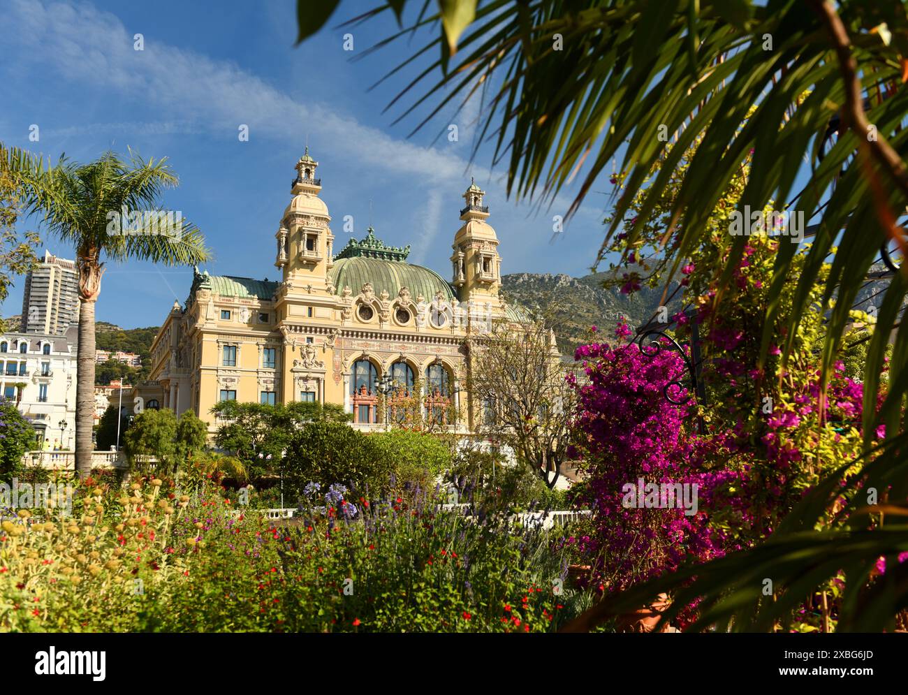 Le Casino de Monte Carlo, Monaco. Banque D'Images