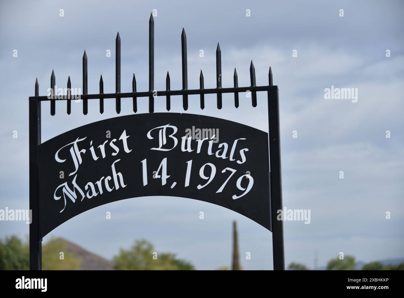 Phoenix, Arizona., États-Unis 5/18.. Cimetière commémoratif national. Au repos dans les champs d'honneur. Banque D'Images