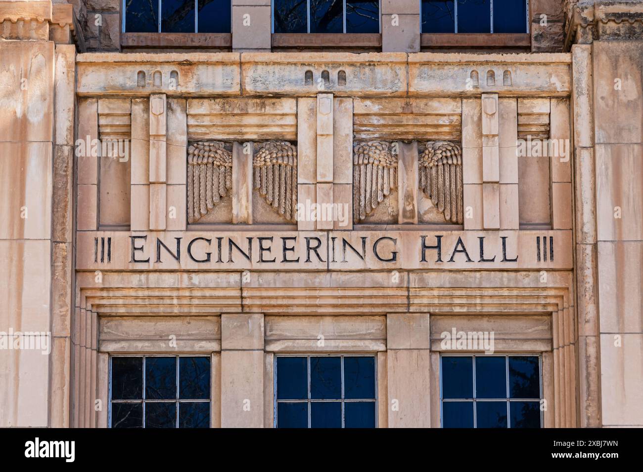 LARAMIE, WY, États-Unis - 13 MAI 2024 : salle d'ingénierie à l'Université du Wyoming. Banque D'Images