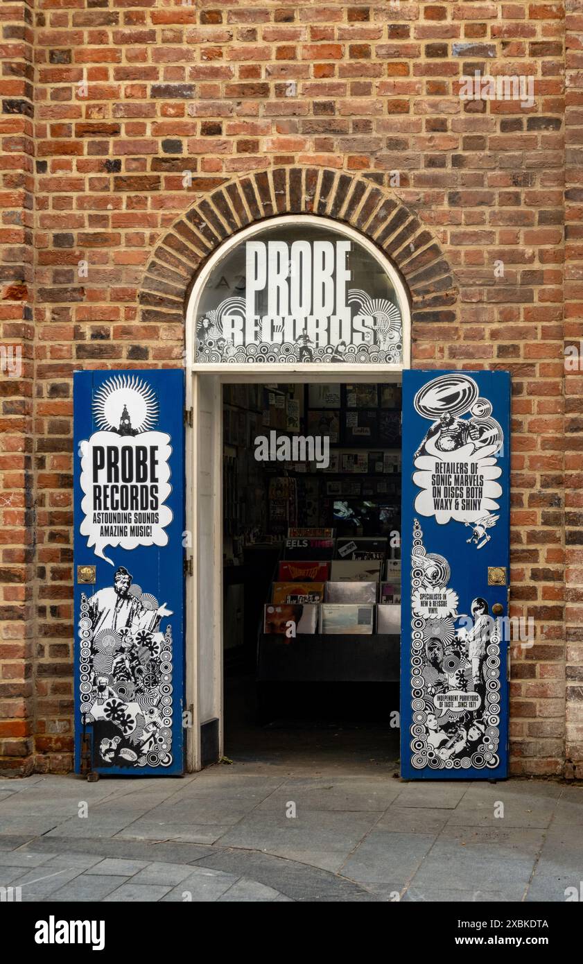 Boutique Probe Records à Liverpool Banque D'Images