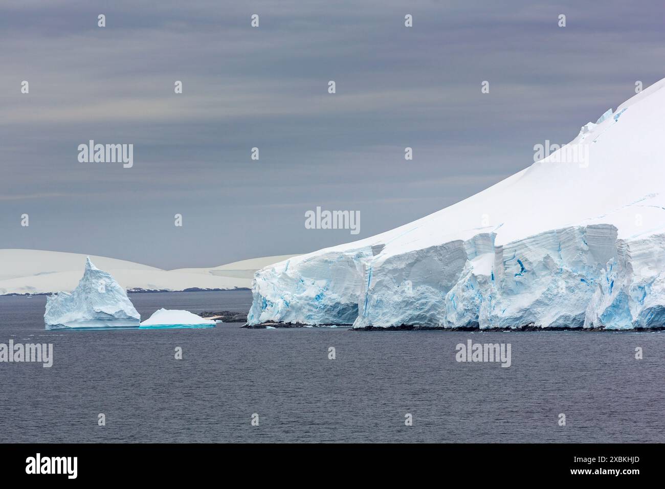 Chenal Neumayer, archipel Palmer, péninsule Antarctique, Antarctique Banque D'Images