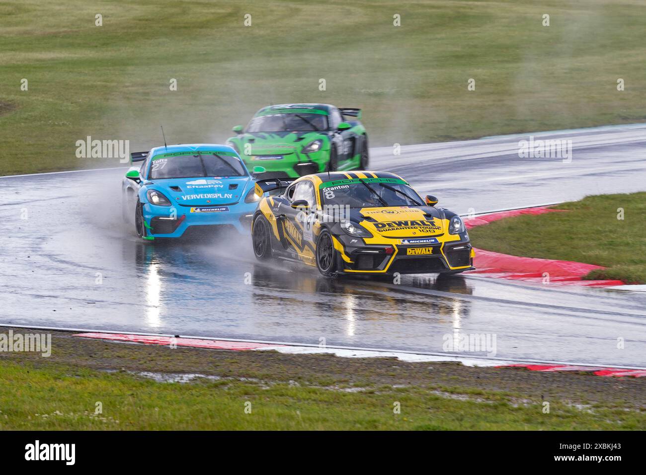 Edward Stanton Porsche Sprint Challenge Great Britain Championship Snetterton, circuit, Norwich, Norfolk, Royaume-Uni 26.05.2024 Banque D'Images