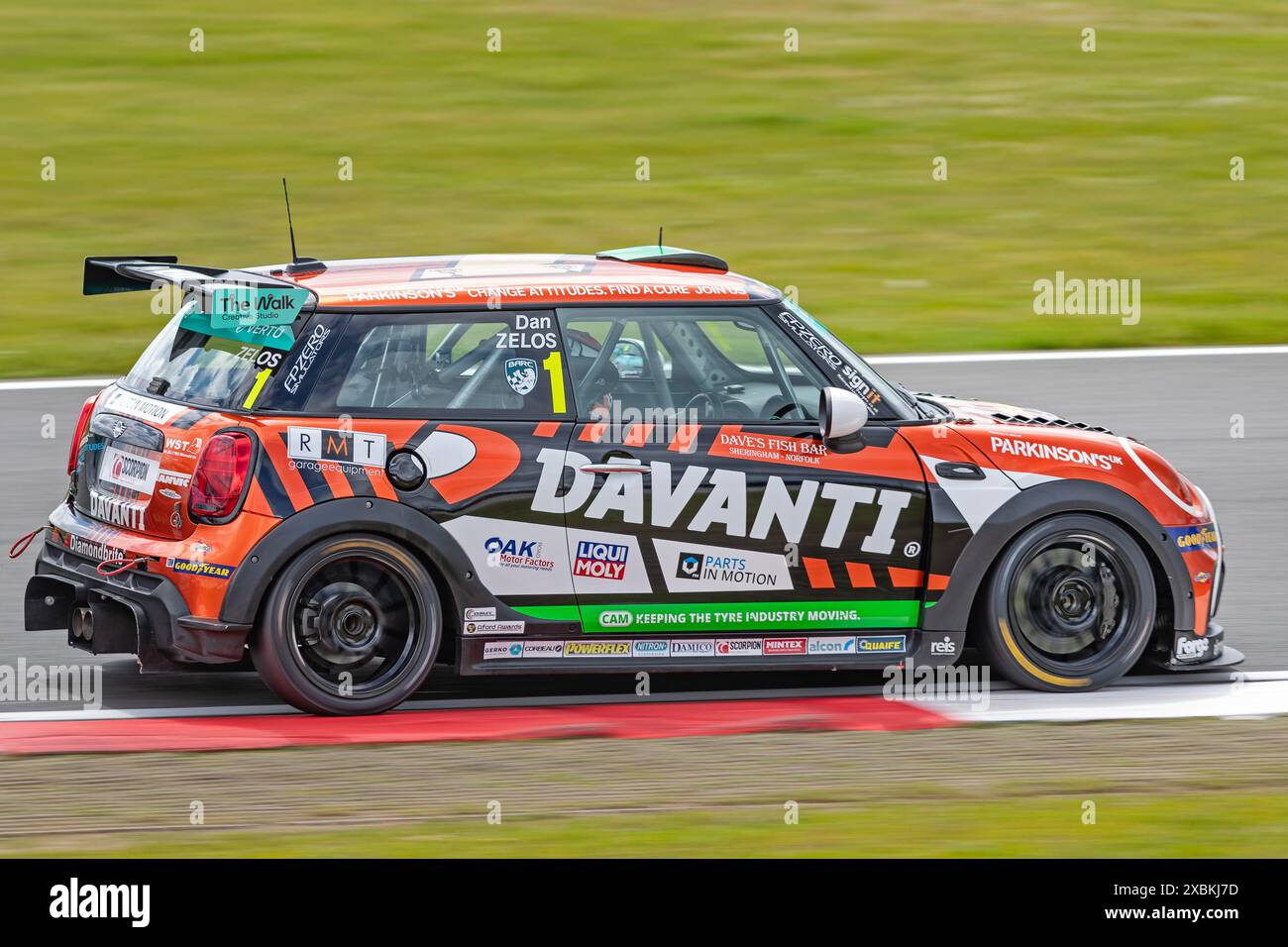 Dan Zelos vertu Mini Challenge, Snetterton, Norwich, Norfolk, Royaume-Uni 26 mai 2024 Banque D'Images