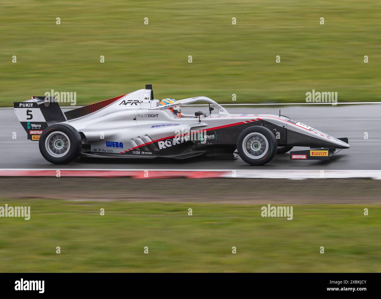 Mika Abrahams Rokit F4 Championship Snetterton, circuit, Norwich, Norfolk, Royaume-Uni 26.05.2024 Banque D'Images