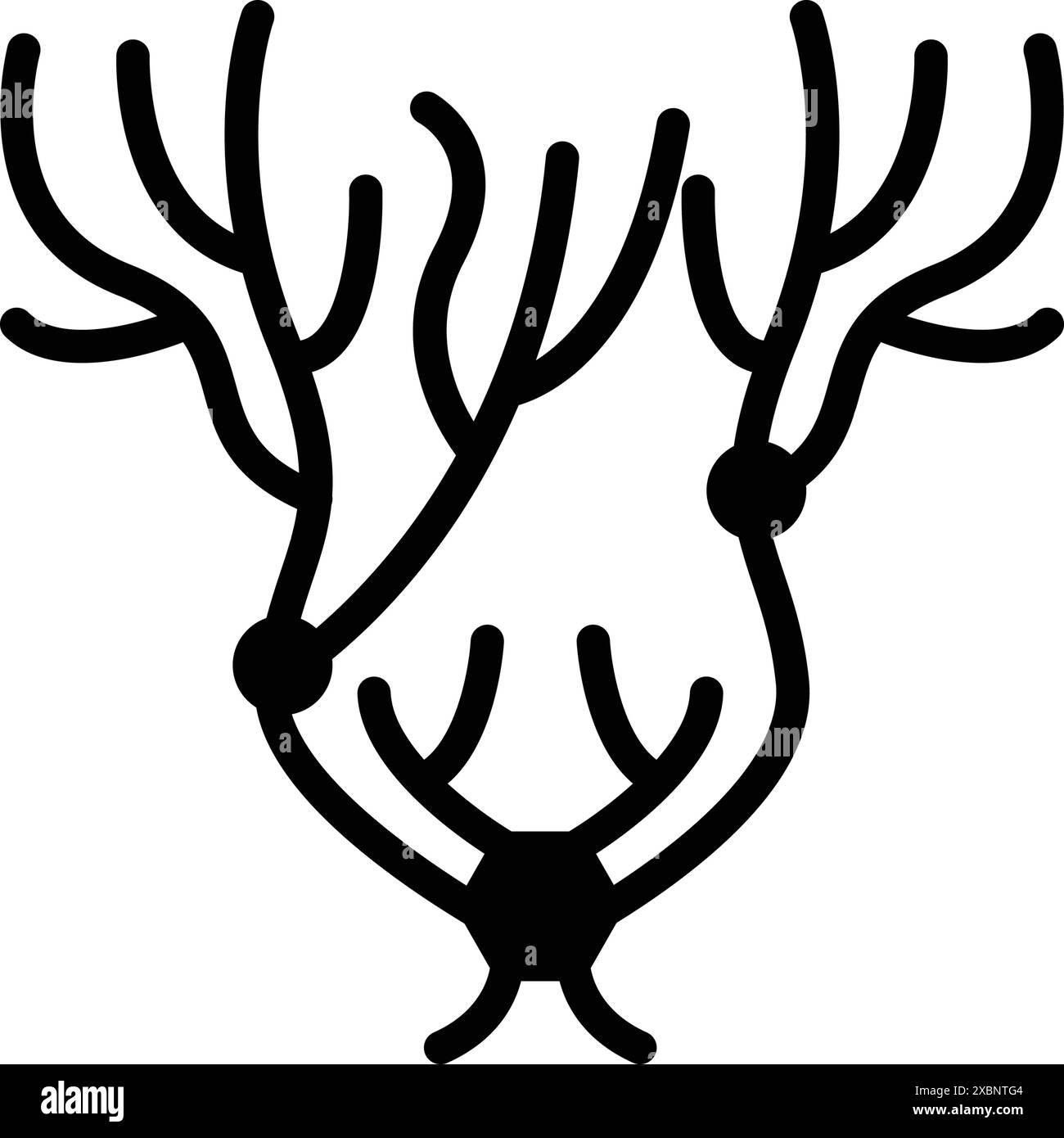 Icône pour nerf, gigues Illustration de Vecteur