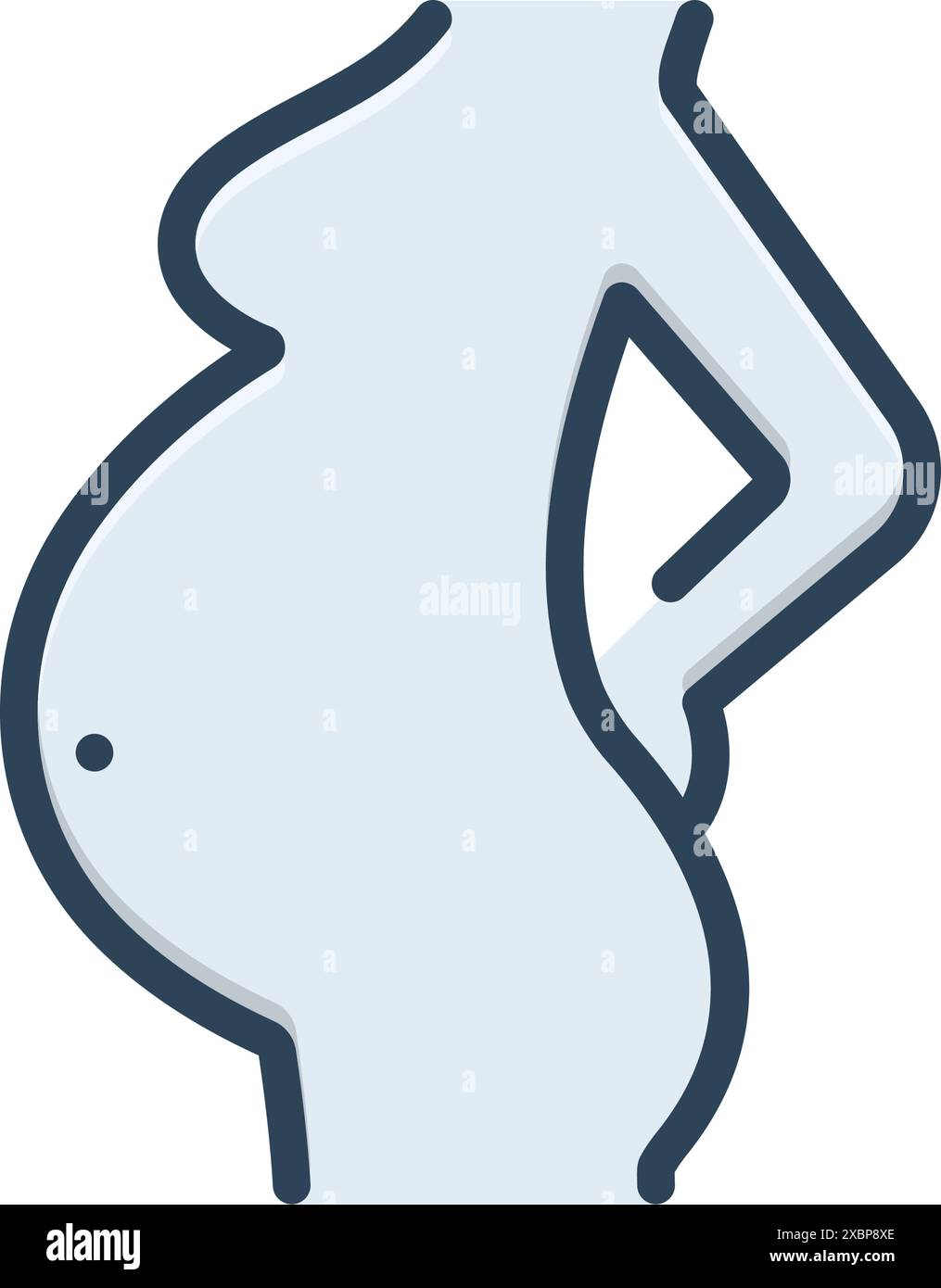 Icône pour la maternité, enceinte Illustration de Vecteur