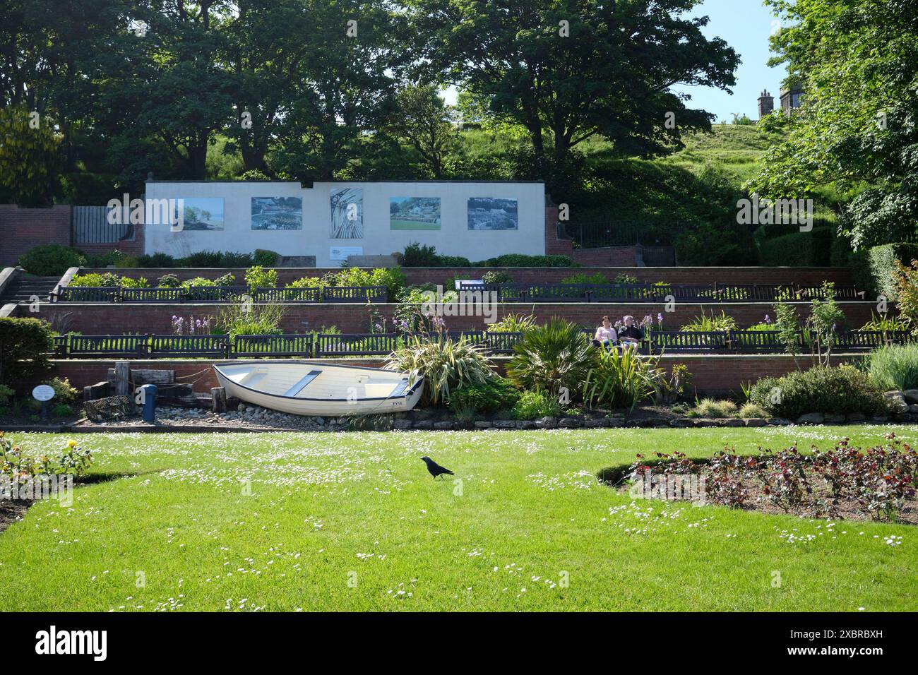 Filey, North Yorkshire East Coast, Angleterre du Nord, Royaume-Uni Banque D'Images