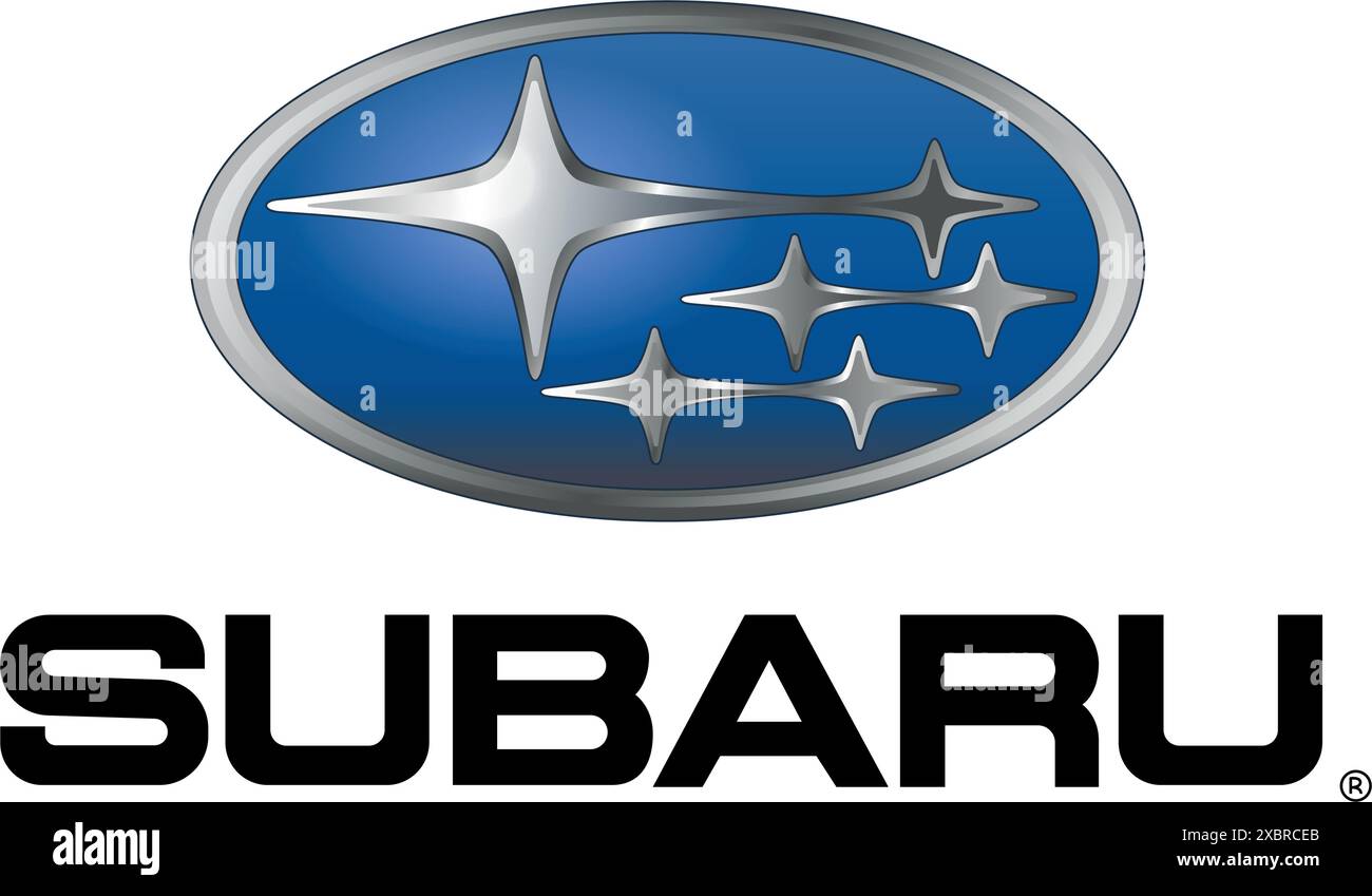Logo Subaru sur fond transparent, illustration vectorielle. Subaru est la division de fabrication automobile du conglomérat japonais de transport Illustration de Vecteur Logo Subaru sur fond transparent, illustration vectorielle. Subaru est la division de fabrication automobile du conglomérat japonais de transport Illustration de Vecteur