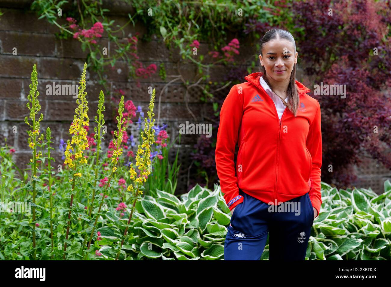 Georgia-Mae Fenton lors de l'annonce de l'équipe du Team GB Paris 2024 au Lilleshall National Sports Centre, Shropshire. Date de la photo : jeudi 13 juin 2024. Banque D'Images