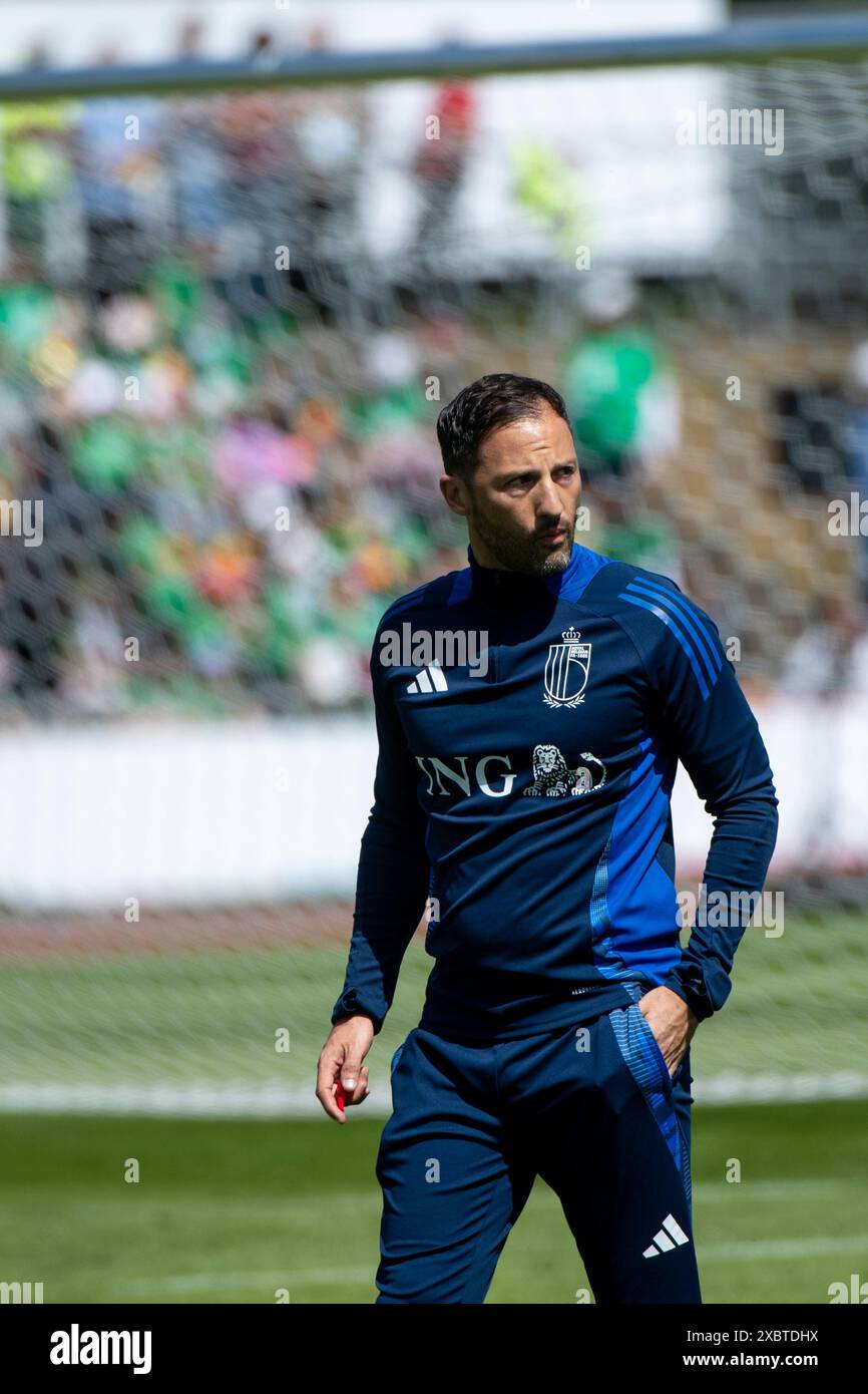 Domenico Tedesco (belge, formateur), GER, Belgique (bel), session de formation publique, Fussball Europameisterschaft, UEFA EURO 2024, 13.06.2024 Foto : Eibner-Pressefoto/Michael Memmler Banque D'Images