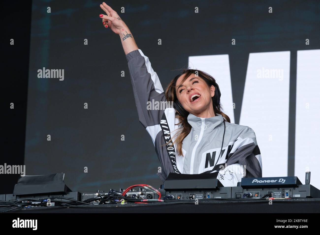 Melanie C joue un DJ set au Cambridge Club Festival, Royaume-Uni. 7 juin 2024 Banque D'Images Melanie C joue un DJ set au Cambridge Club Festival, Royaume-Uni. 7 juin 2024 Banque D'Images