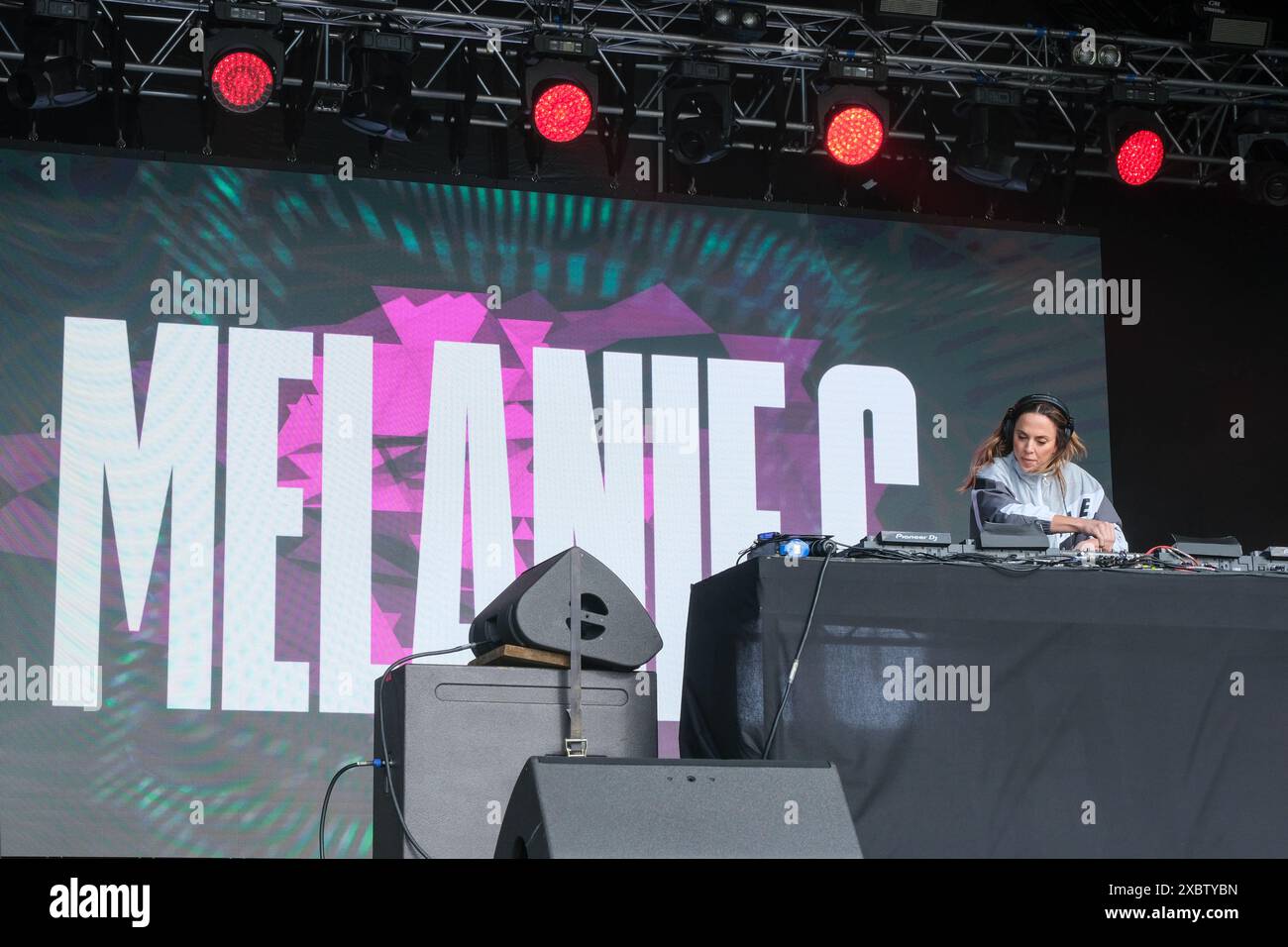 Melanie C joue un DJ set au Cambridge Club Festival, Royaume-Uni. 7 juin 2024 Banque D'Images Melanie C joue un DJ set au Cambridge Club Festival, Royaume-Uni. 7 juin 2024 Banque D'Images
