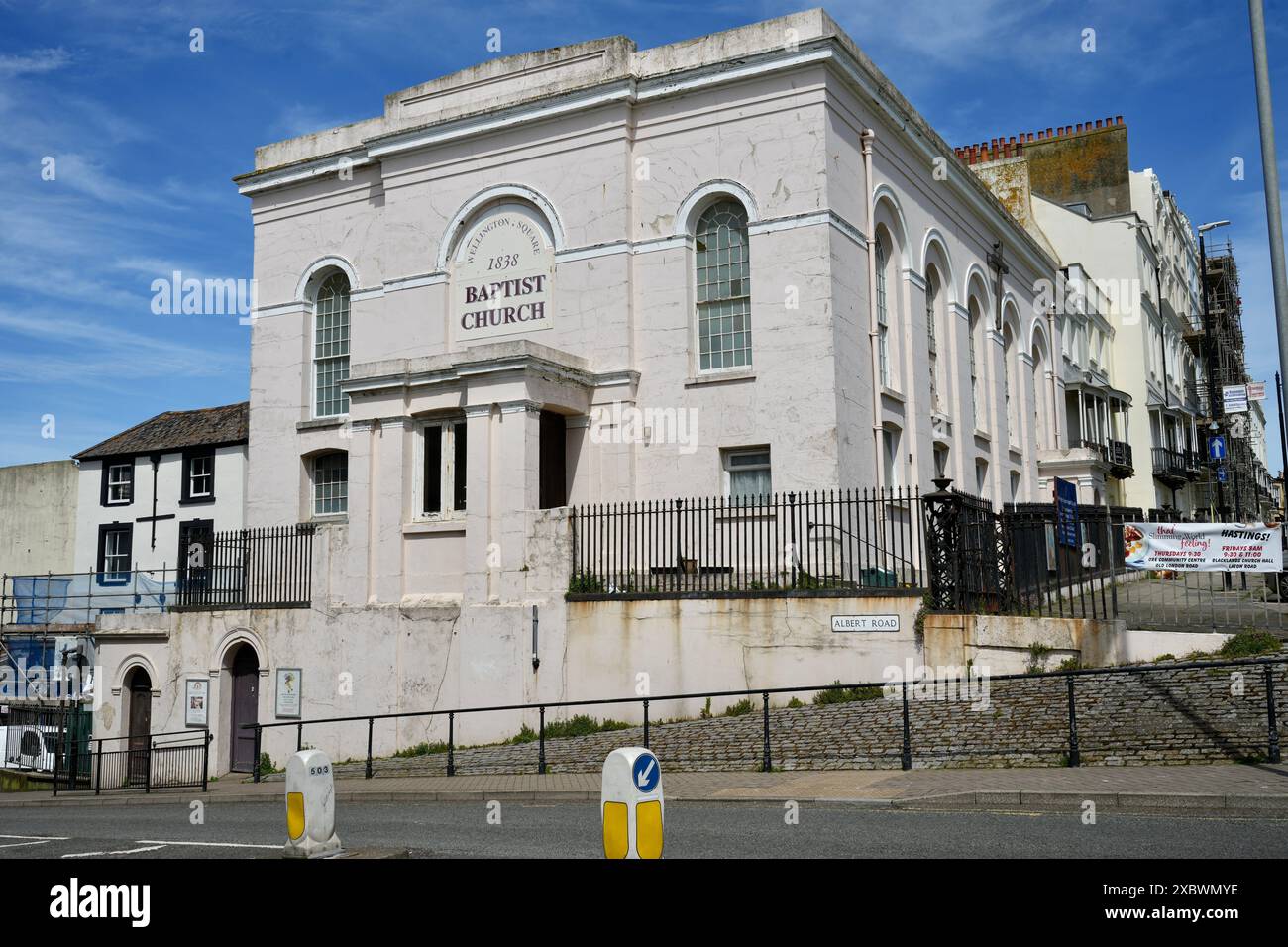 Église baptiste Wellington Square sur Albert Rd, construite en 1838. Banque D'Images