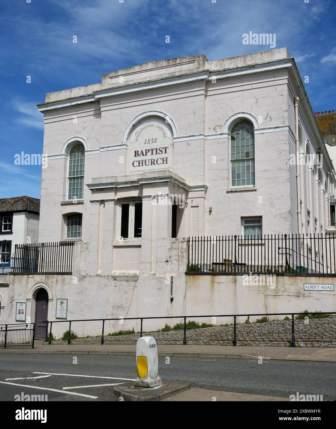 Église baptiste Wellington Square sur Albert Rd, construite en 1838. Banque D'Images