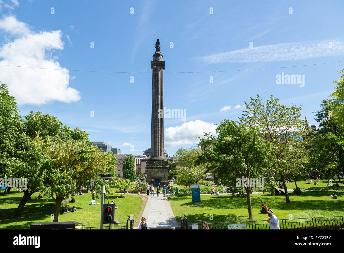 Monument Melville à St Andrews Square Édimbourg Écosse Banque D'Images