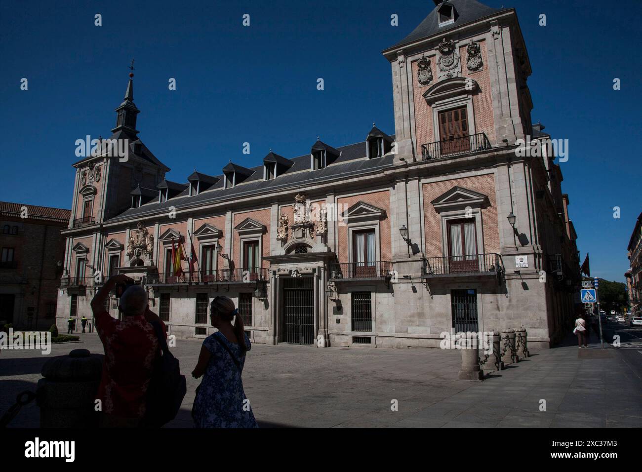 Madrid : Casa de la Villa (hôtel de ville) Banque D'Images