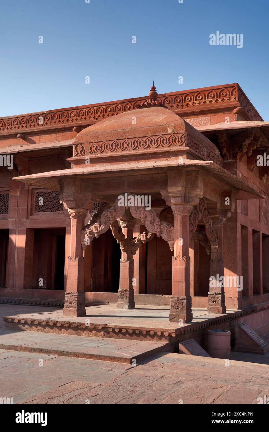 Agra, Inde : Fatehpur Sikri. La ville est un site du patrimoine mondial Banque D'Images