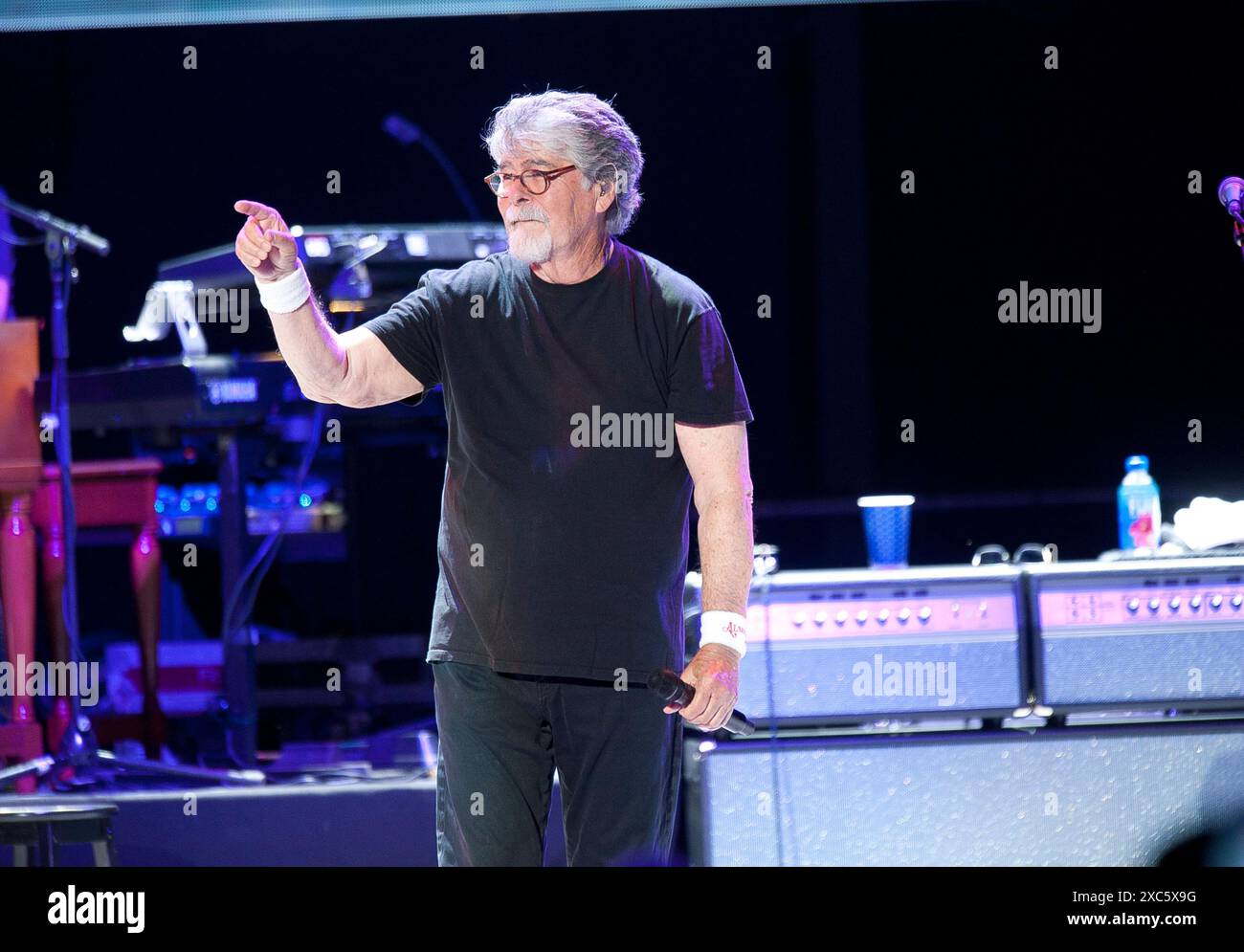 13 juin 2024 - Wilmington, Caroline du Nord ; États-Unis - le chanteur RANDY OWEN du groupe Alabama se produit alors que leur tournée 2024 fait une halte au Live Oak Pavilion situé à Wilmington. Copyright 2024 Jason Moore. (Crédit image : © Jason Moore/ZUMA Press Wire) USAGE ÉDITORIAL SEULEMENT! Non destiné à UN USAGE commercial ! Banque D'Images