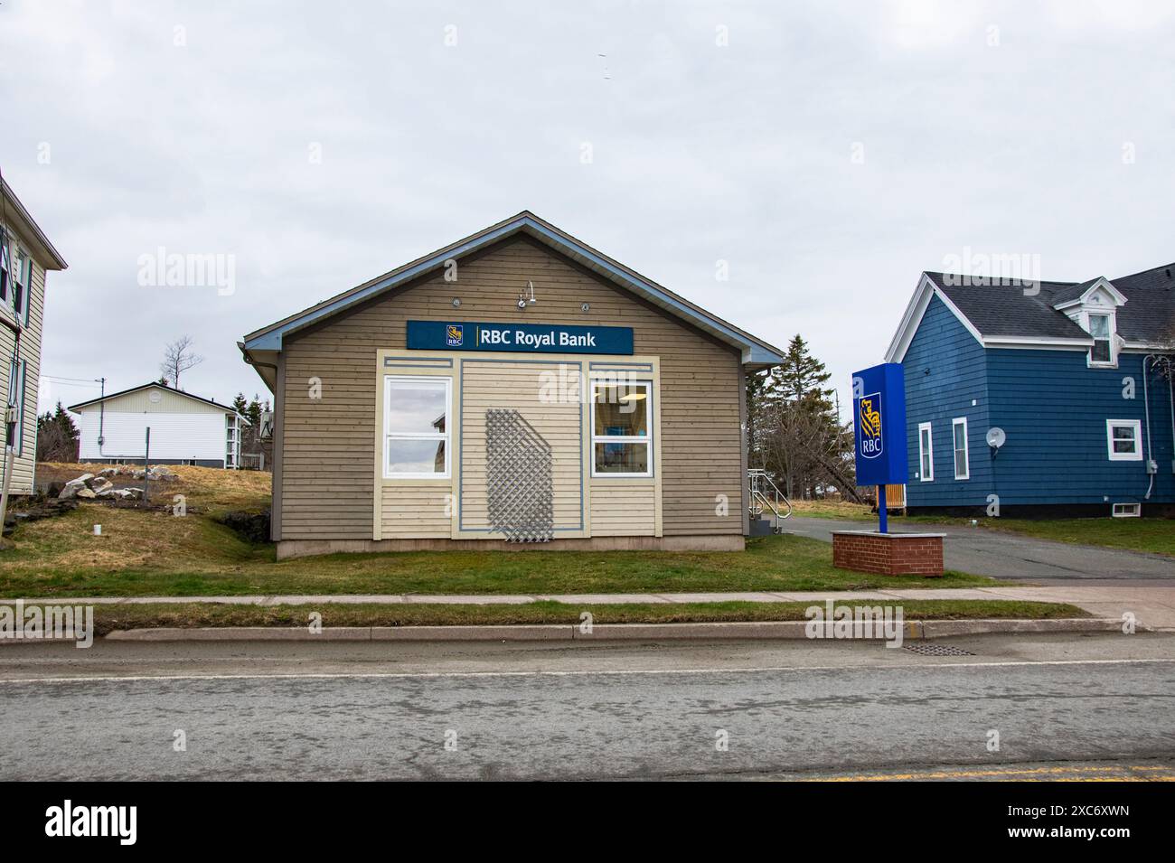 RBC Banque Royale au centre-ville de Peter’s, Nouvelle-Écosse, Canada Banque D'Images