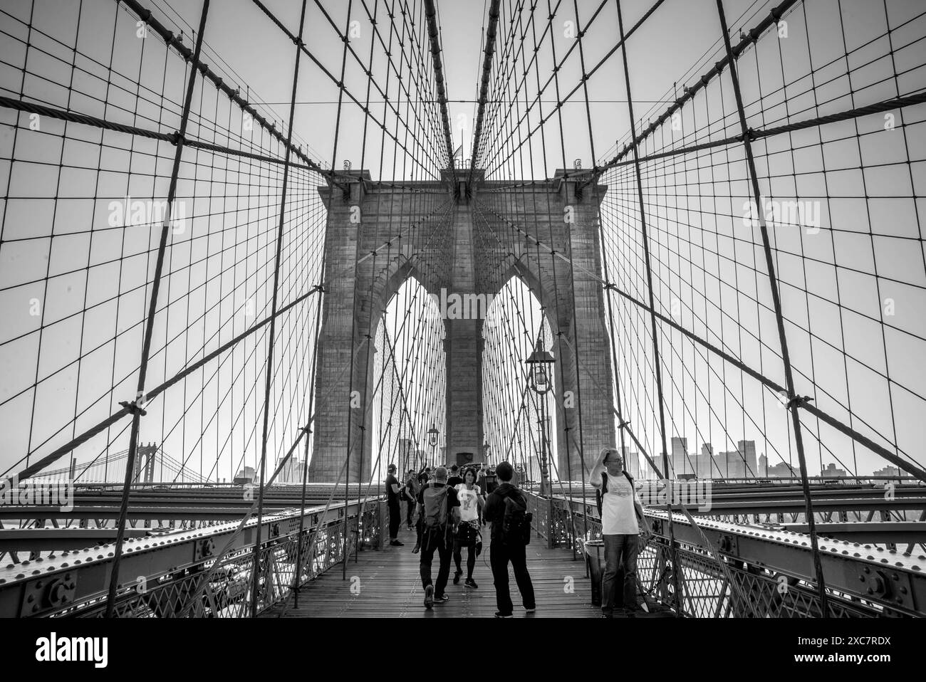 New York Black&White Banque D'Images