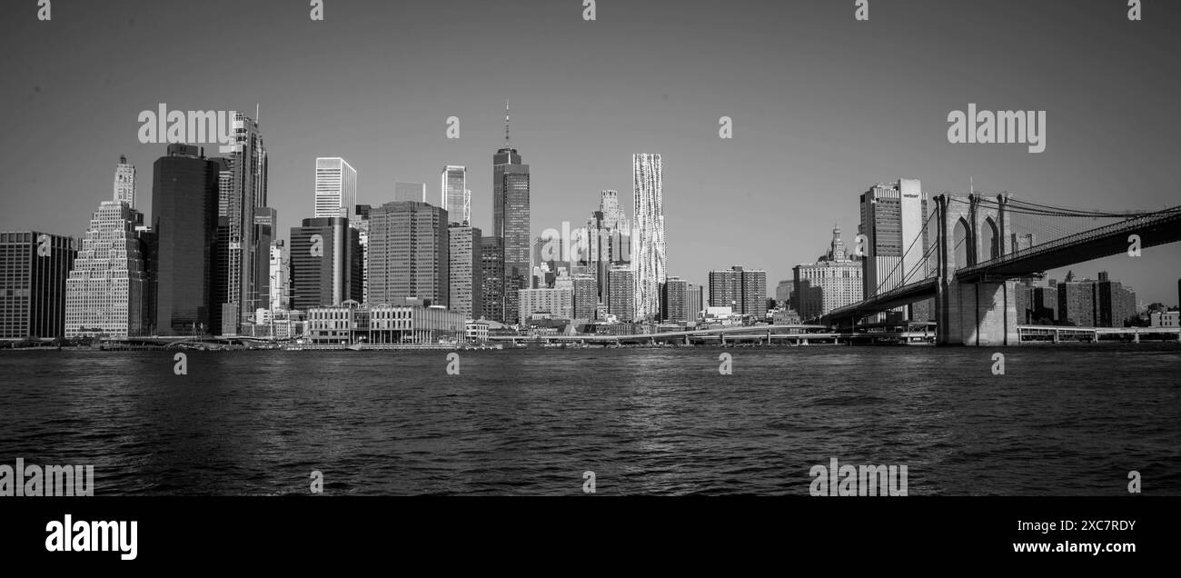 New York Black&White Banque D'Images