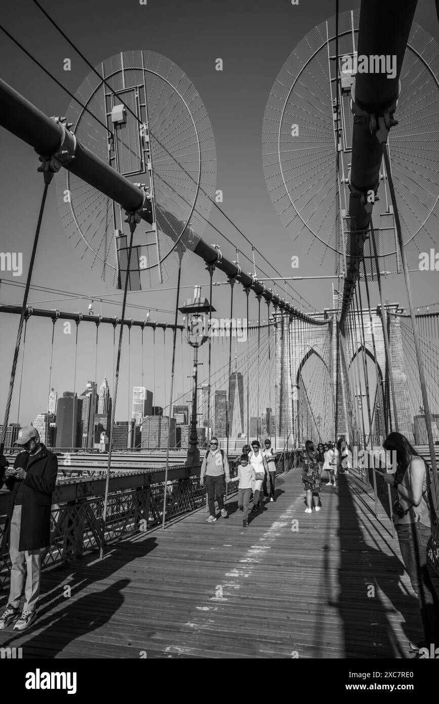 New York Black&White Banque D'Images