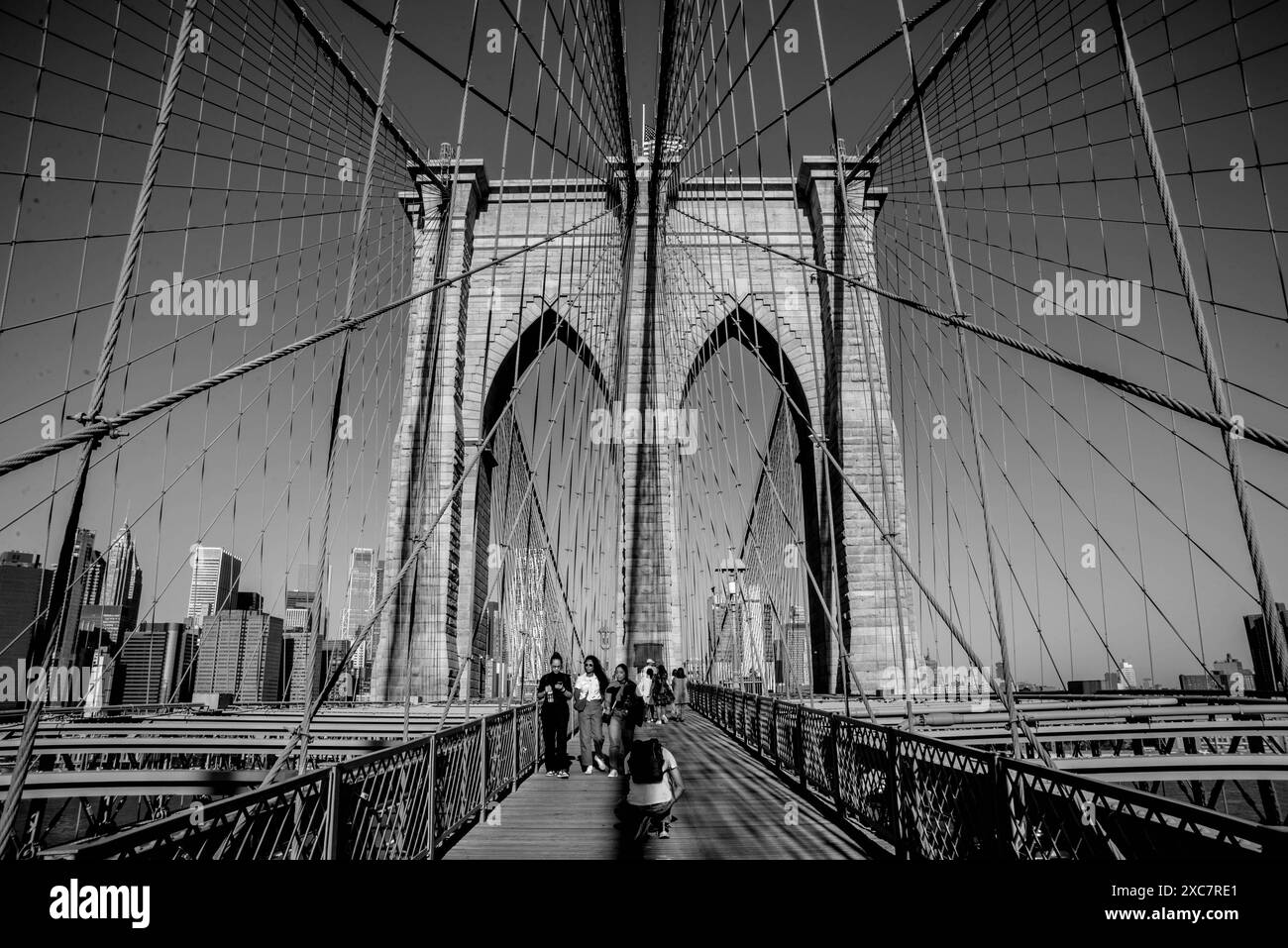 New York Black&White Banque D'Images