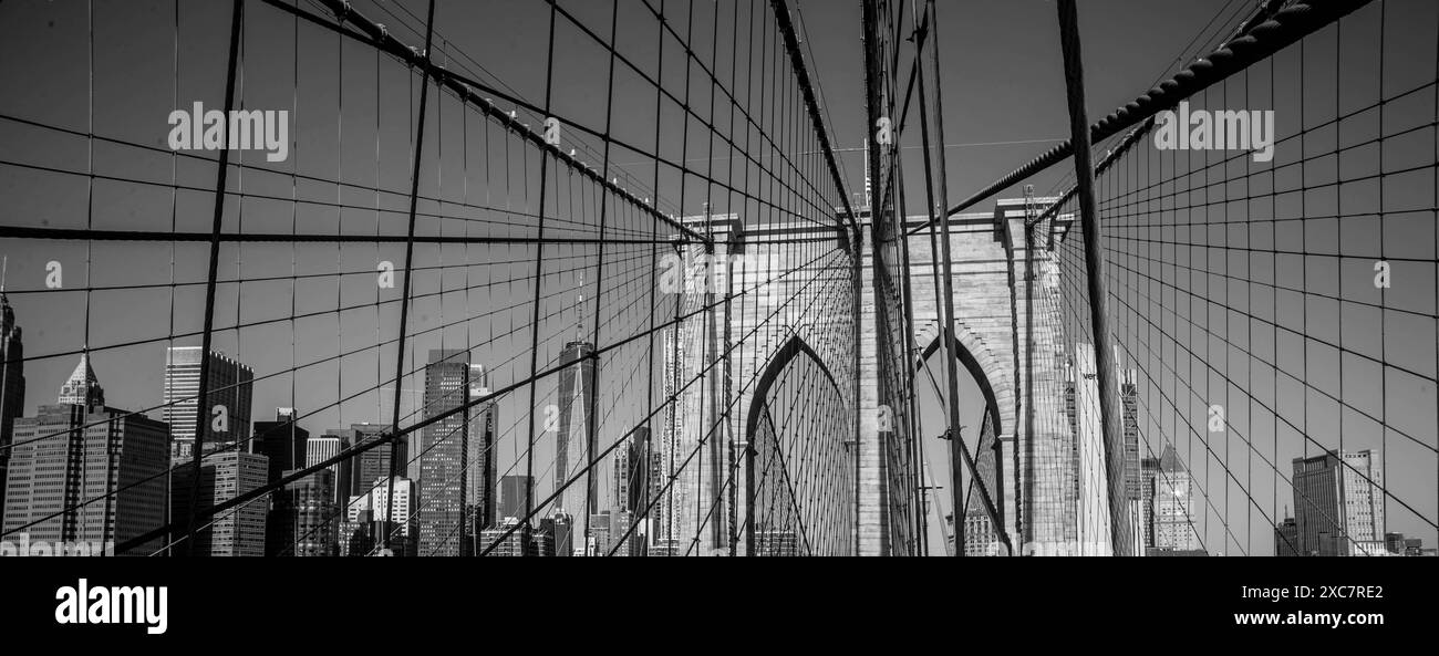 New York Black&White Banque D'Images