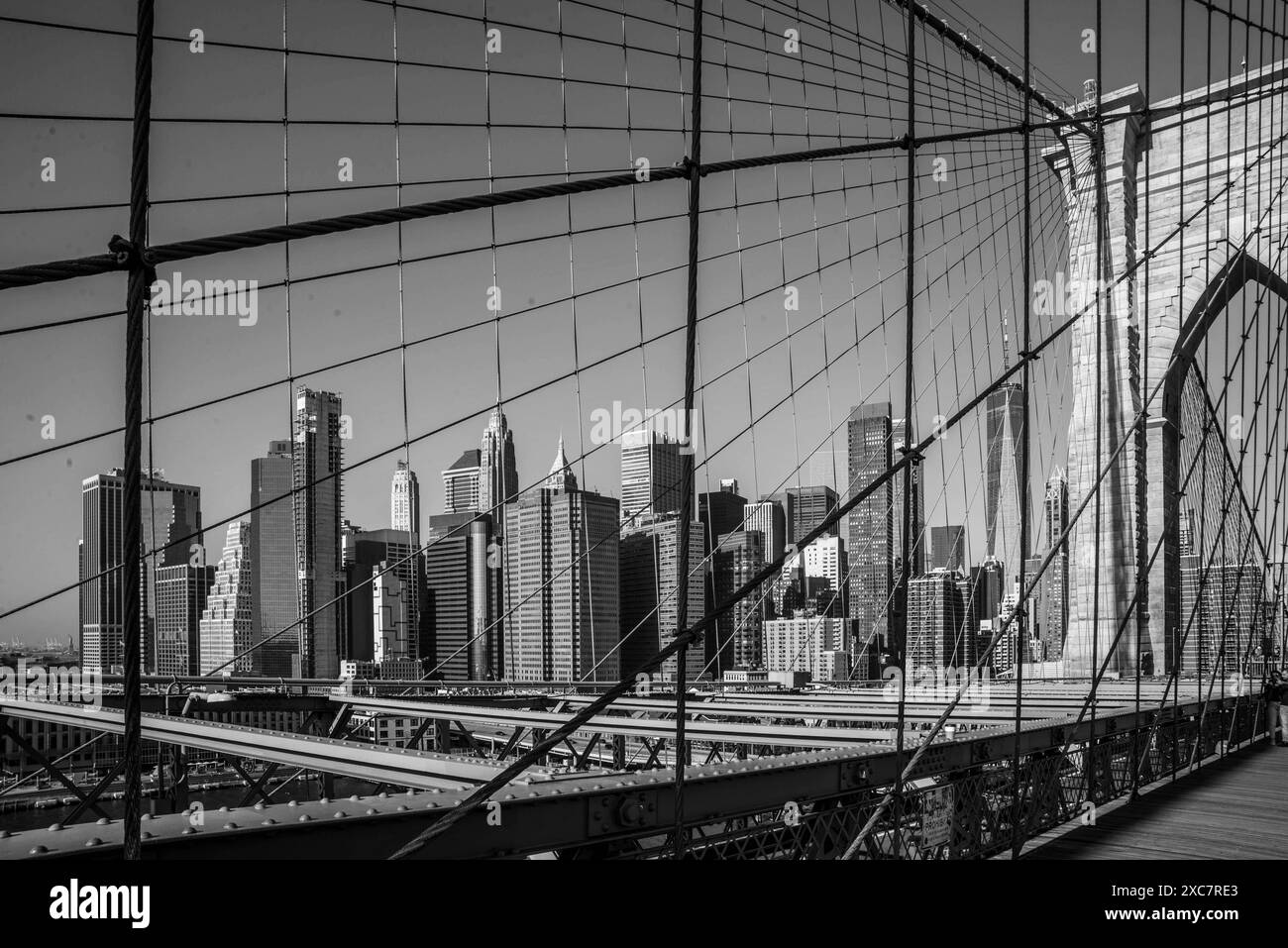 New York Black&White Banque D'Images