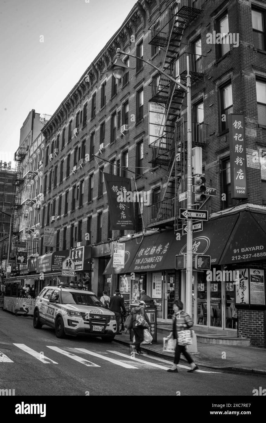 New York Black&White Banque D'Images