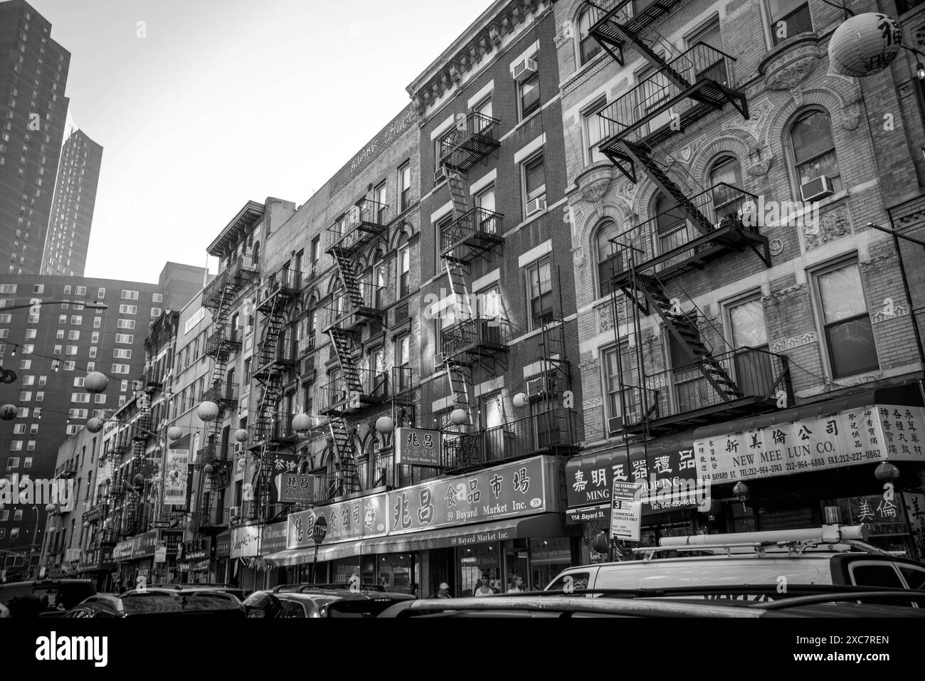 New York Black&White Banque D'Images