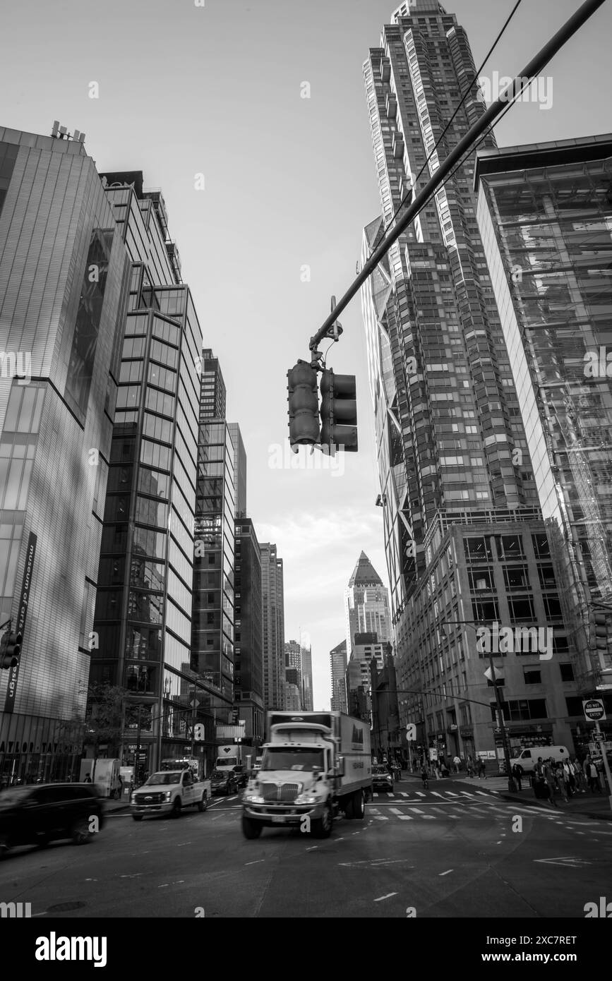 New York Black&White Banque D'Images