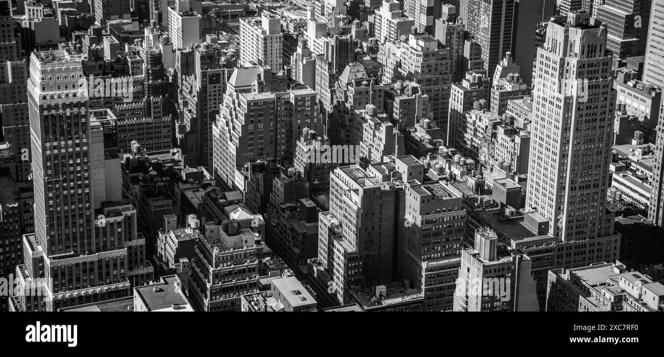 New York Black&White Banque D'Images