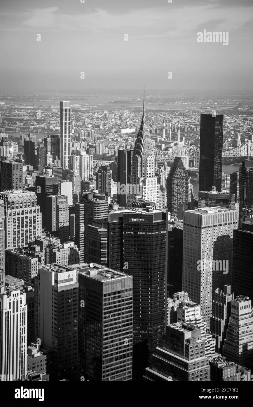 New York Black&White Banque D'Images
