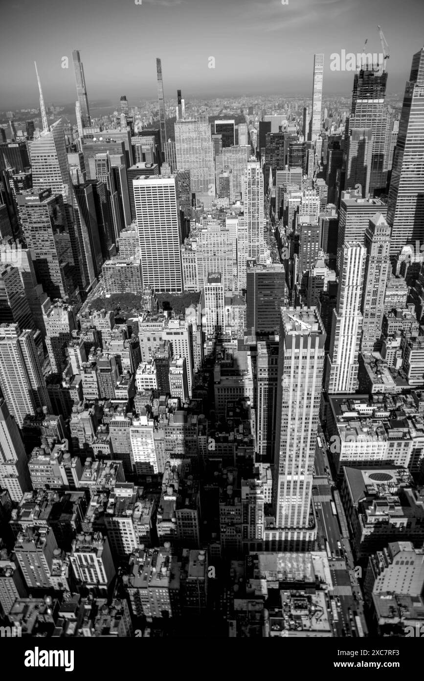 New York Black&White Banque D'Images