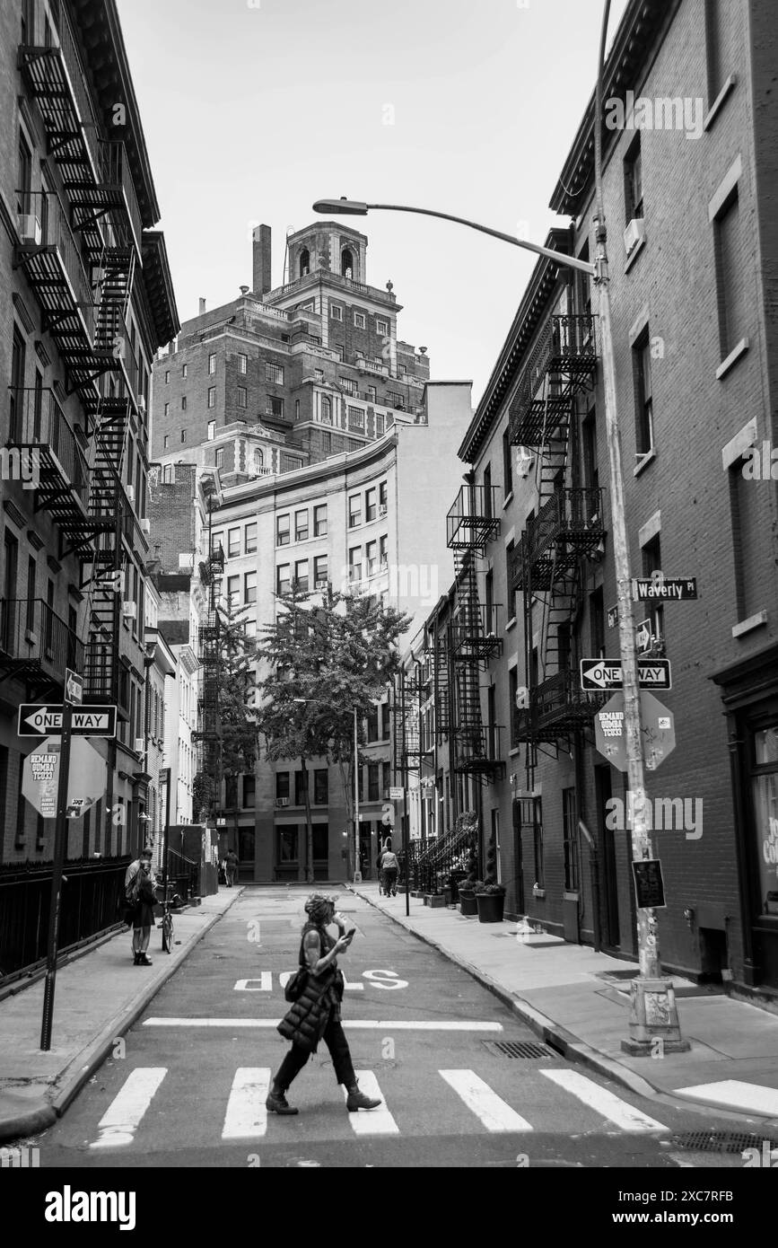 New York Black&White Banque D'Images