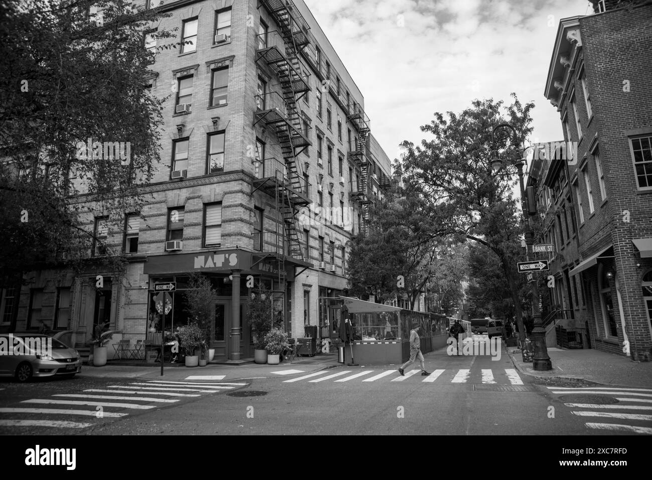 New York Black&White Banque D'Images