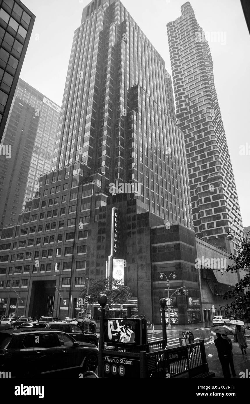 New York Black&White Banque D'Images